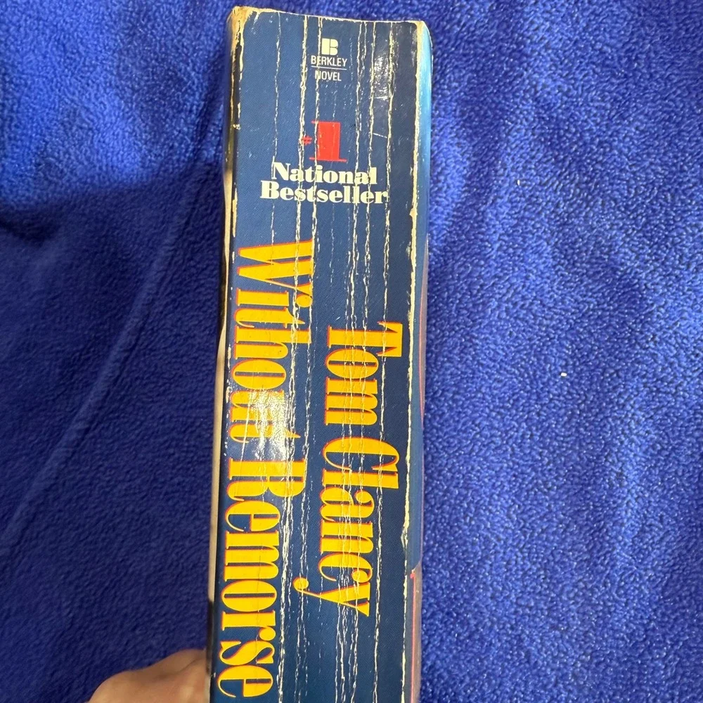 Tom Clancy Without Remorse Paperback Thriller Action‎ Spy Novel Book